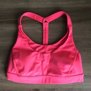 Lululemon Athletics hot pink/coral sports bra